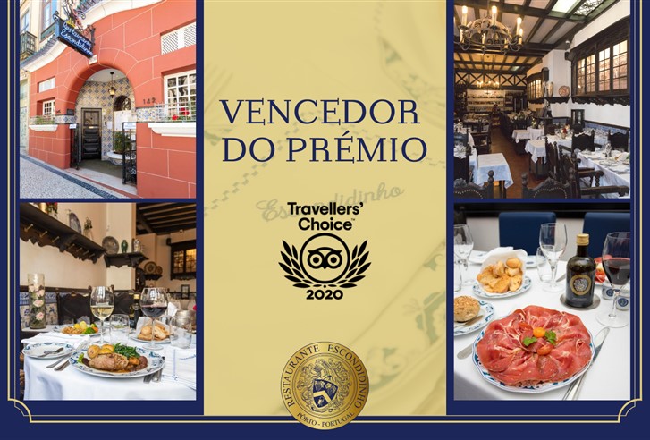 Tripadvisor travellers choice 2020 restaurante escondidinho porto pratos tipicos portugueses luxo requintado elites impact transition