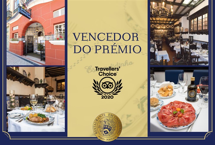 Tripadvisor travellers choice 2020 restaurante escondidinho porto pratos tipicos portugueses luxo requintado