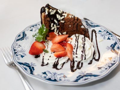 Charlotte de chocolate