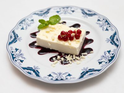 Panna Cotta com Coulis